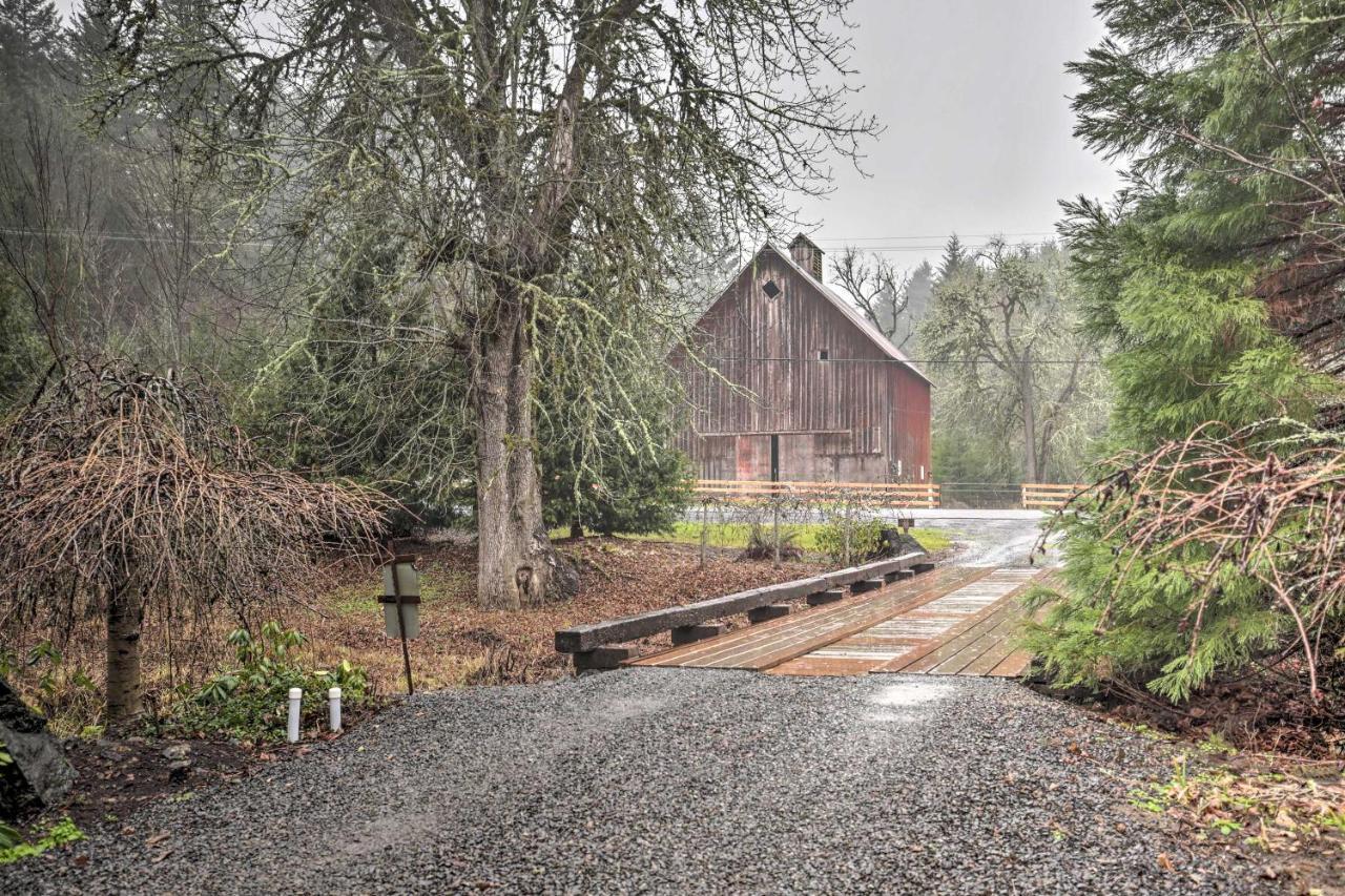 Chic Farmhouse With Creek In Heart Of Wine Country! ميكمينفيل المظهر الخارجي الصورة